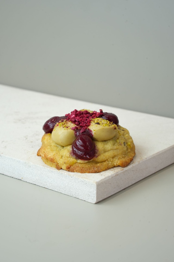 Cookie Pistache framboise